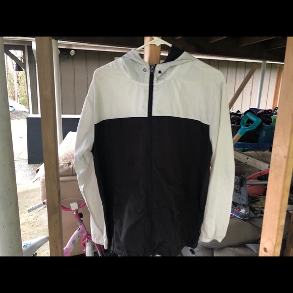 Beautiful Giant Mens Hooded Windbreaker Zip Jacket - Picture 15 of 16